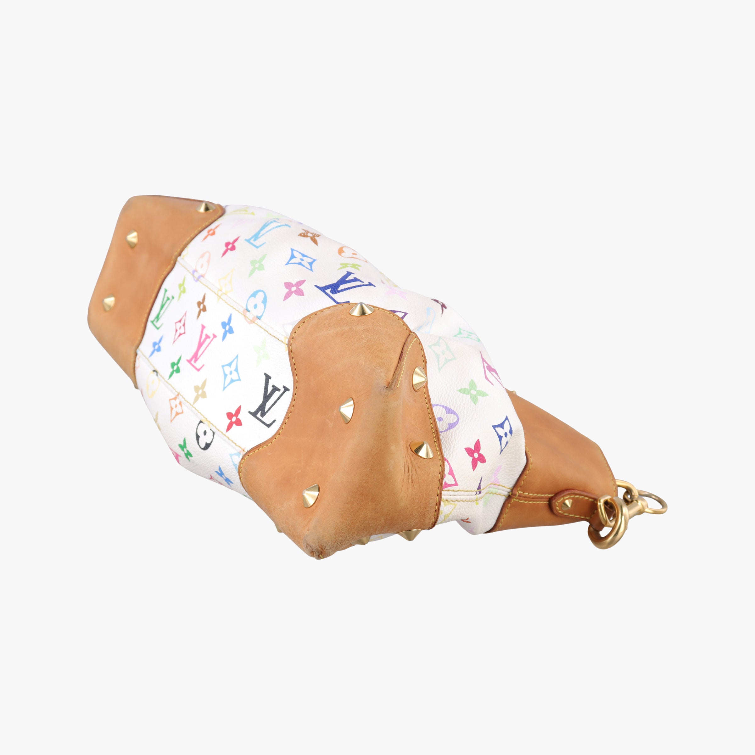 Vintage Louis Vuitton JUDY MM white Monogram Multicolor M40255 shoulderbag | stylenewstar
