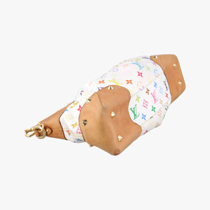 Vintage Louis Vuitton JUDY MM white Monogram Multicolor M40255 shoulderbag | stylenewstar