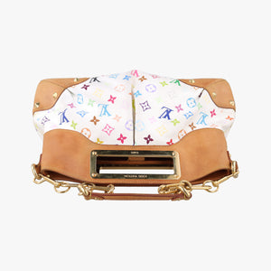 Vintage Louis Vuitton JUDY MM white Monogram Multicolor M40255 shoulderbag | stylenewstar