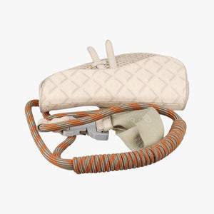 Pre-owned Christian Dior Saddle Beige PVC coated canvas × leather  bum bag/waist bag | stylenewstar