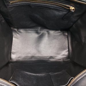 Pre-owned Celine Luggage Mini Shopper Black Leather  handbag | stylenewstar