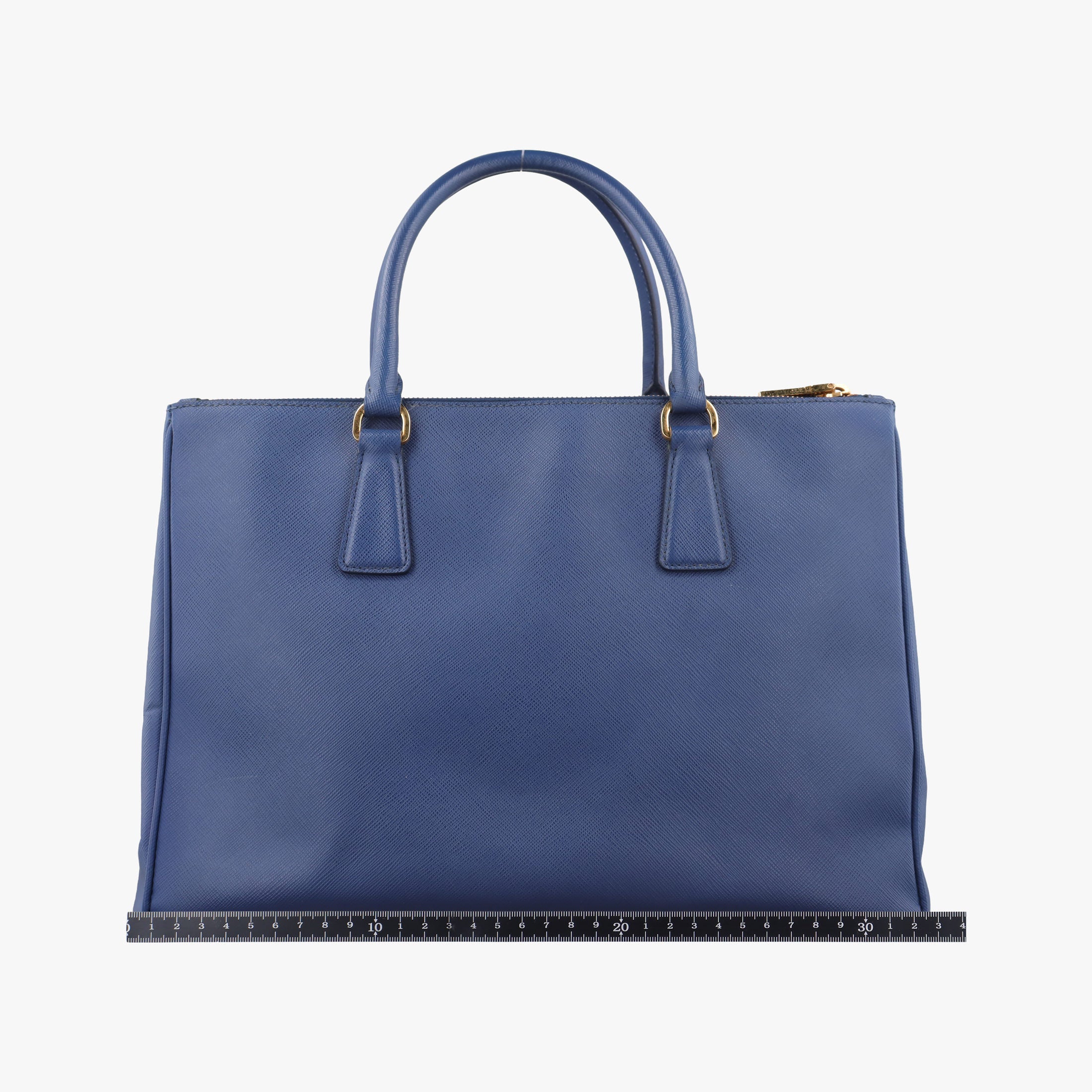 Pre-owned Prada Galleria Blue SAFFIANO Leather BN1786 handbag | stylenewstar