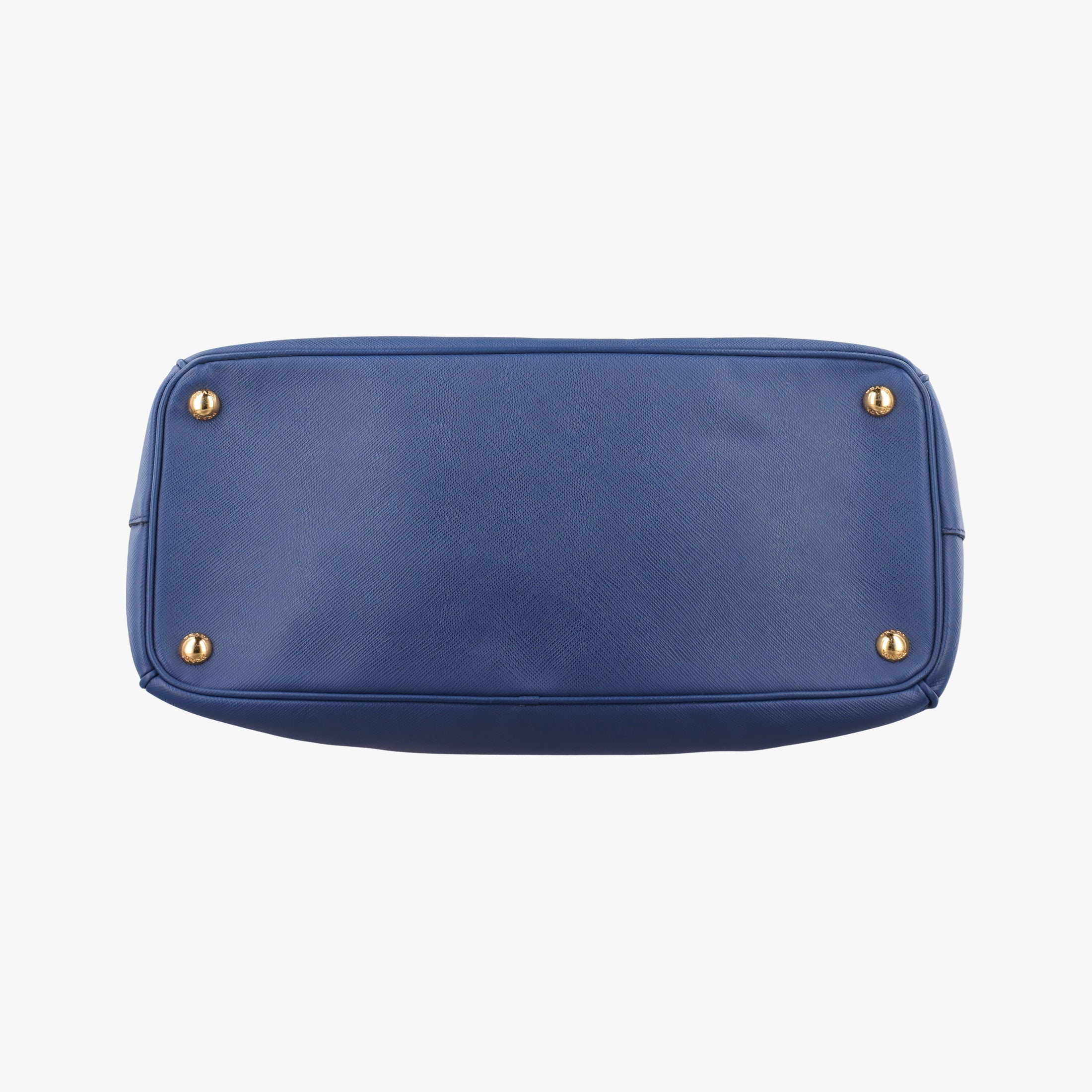 Pre-owned Prada Galleria Blue SAFFIANO Leather BN1786 handbag | stylenewstar