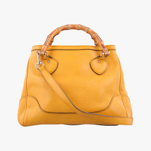 Secondhand Gucci Bamboo Yellow Leather 308360 shoulderbag | stylenewstar