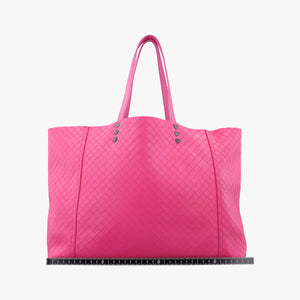 Pre-owned Bottega Veneta Intrecciato Rose lambskin  shoulderbag | stylenewstar