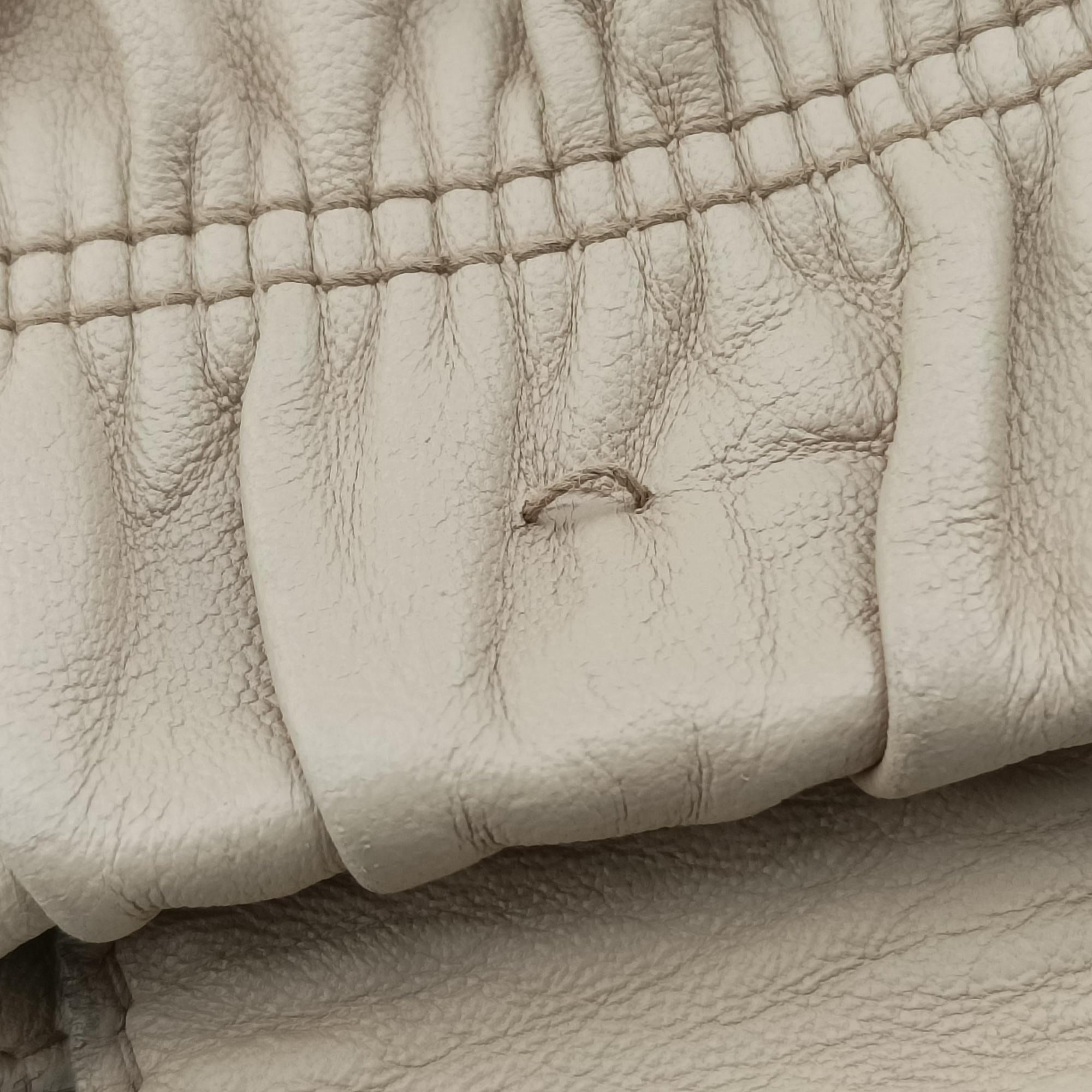 Vintage Prada Gaufre Beige Nappa Leather  handbag | stylenewstar