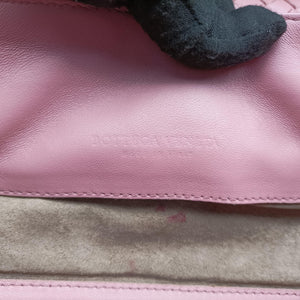 Pre-owned Bottega Veneta Intrecciato Pink lambskin  shoulderbag | stylenewstar