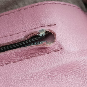 Pre-owned Bottega Veneta Intrecciato Pink lambskin  shoulderbag | stylenewstar