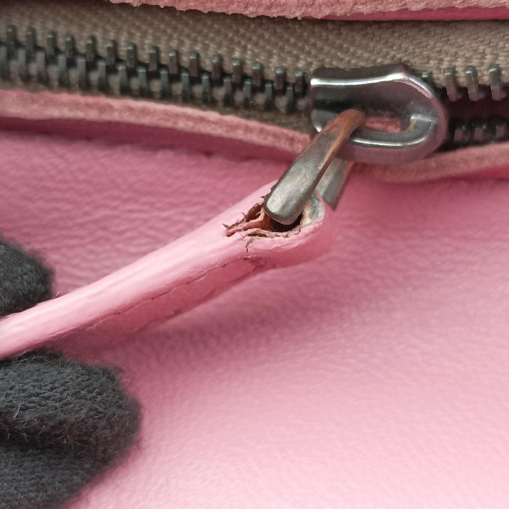 Pre-owned Bottega Veneta Intrecciato Pink lambskin  shoulderbag | stylenewstar