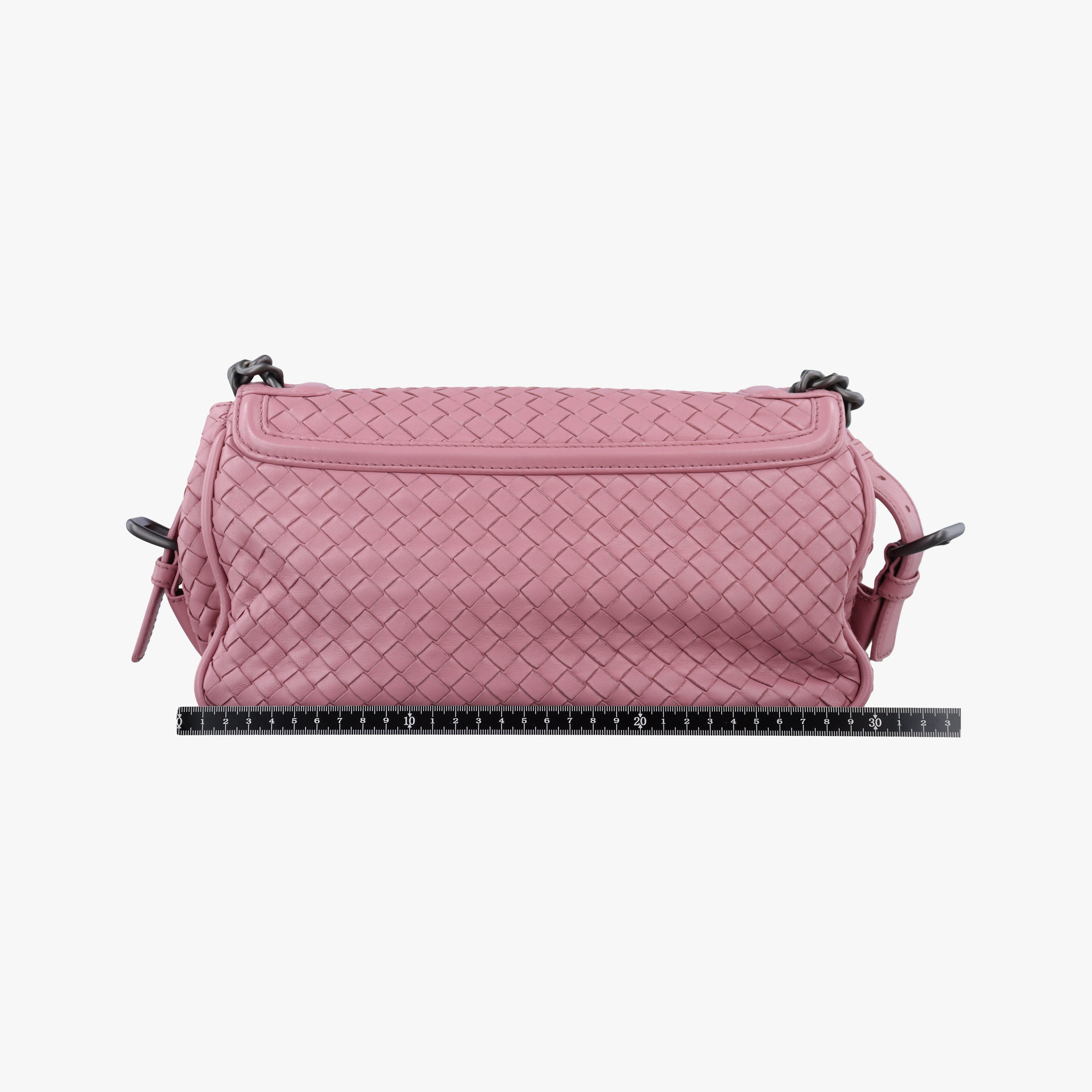 Pre-owned Bottega Veneta Intrecciato Pink lambskin  shoulderbag | stylenewstar