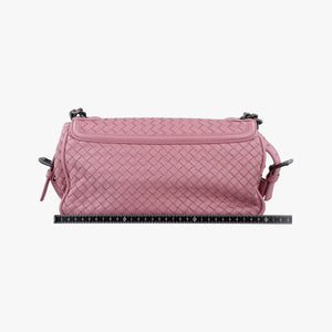 Pre-owned Bottega Veneta Intrecciato Pink lambskin  shoulderbag | stylenewstar