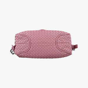 Pre-owned Bottega Veneta Intrecciato Pink lambskin  shoulderbag | stylenewstar
