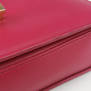 Pre-owned Yves Saint Laurent Classic Lulu Rose Leather 318025 shoulderbag | stylenewstar