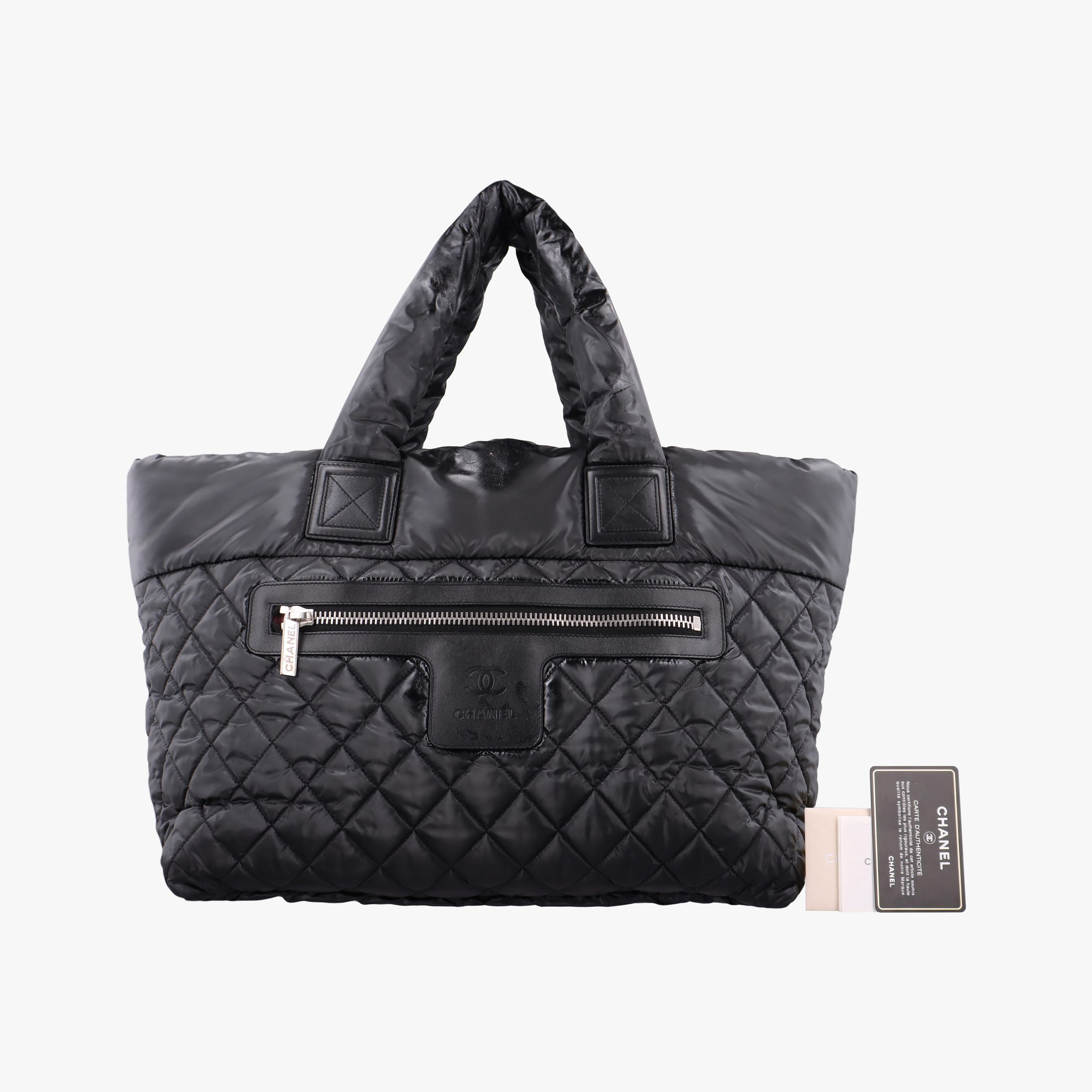 Pre-owned Chanel Coco Cocoon Black nylon A48610 handbag | stylenewstar