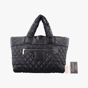 Pre-owned Chanel Coco Cocoon Black nylon A48610 handbag | stylenewstar