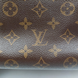 Pre-owned Louis Vuitton MONTAIGNE MM Brown Monogram Canvas M41056 shoulderbag | stylenewstar