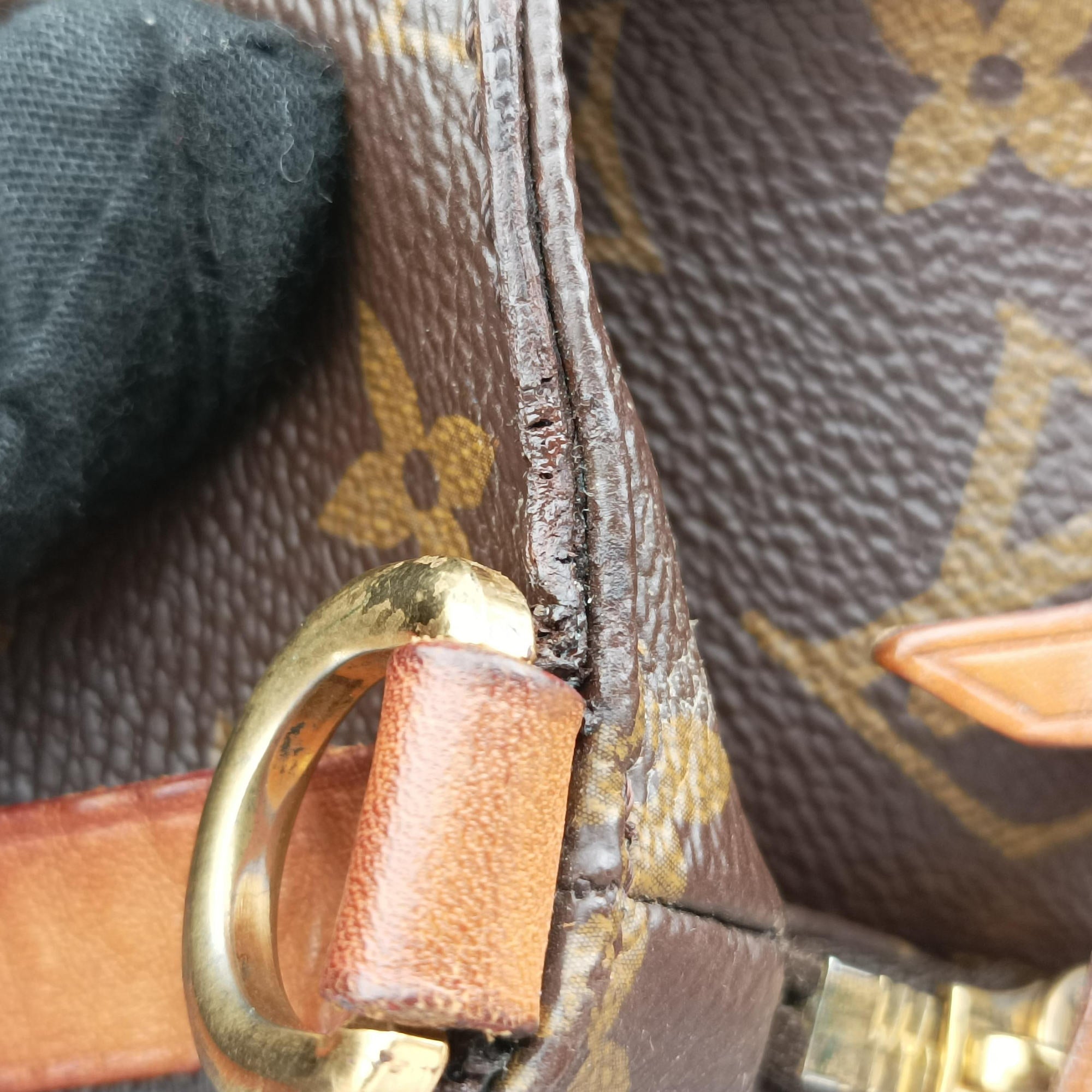 Pre-owned Louis Vuitton MONTAIGNE MM Brown Monogram Canvas M41056 shoulderbag | stylenewstar