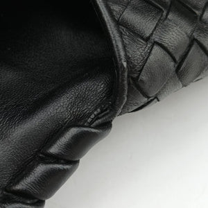 Pre-owned Bottega Veneta Intrecciato Olimpia Black lambskin  shoulderbag | stylenewstar
