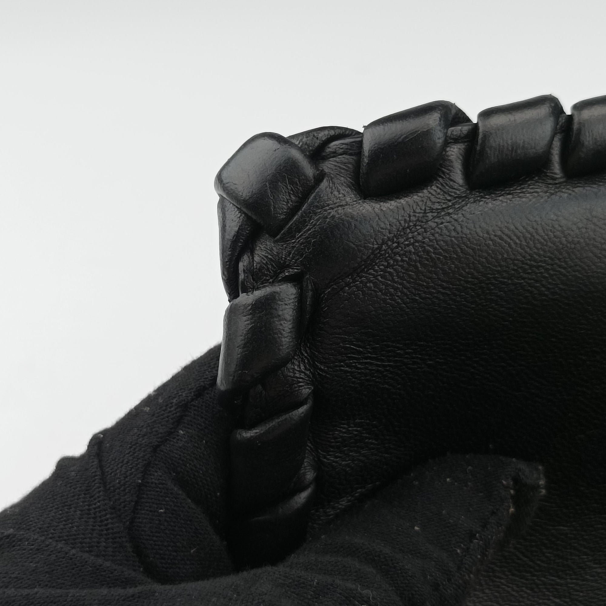 Pre-owned Bottega Veneta Intrecciato Olimpia Black lambskin  shoulderbag | stylenewstar