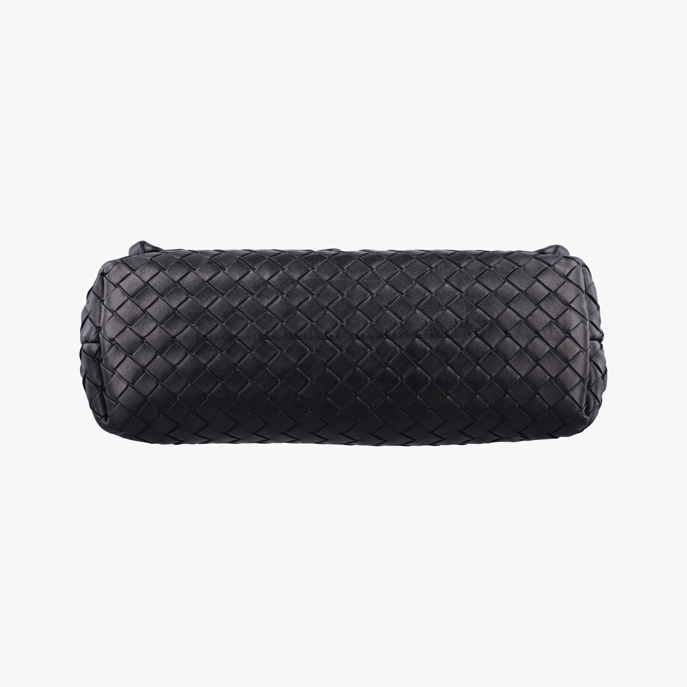 Pre-owned Bottega Veneta Intrecciato Olimpia Black lambskin  shoulderbag | stylenewstar