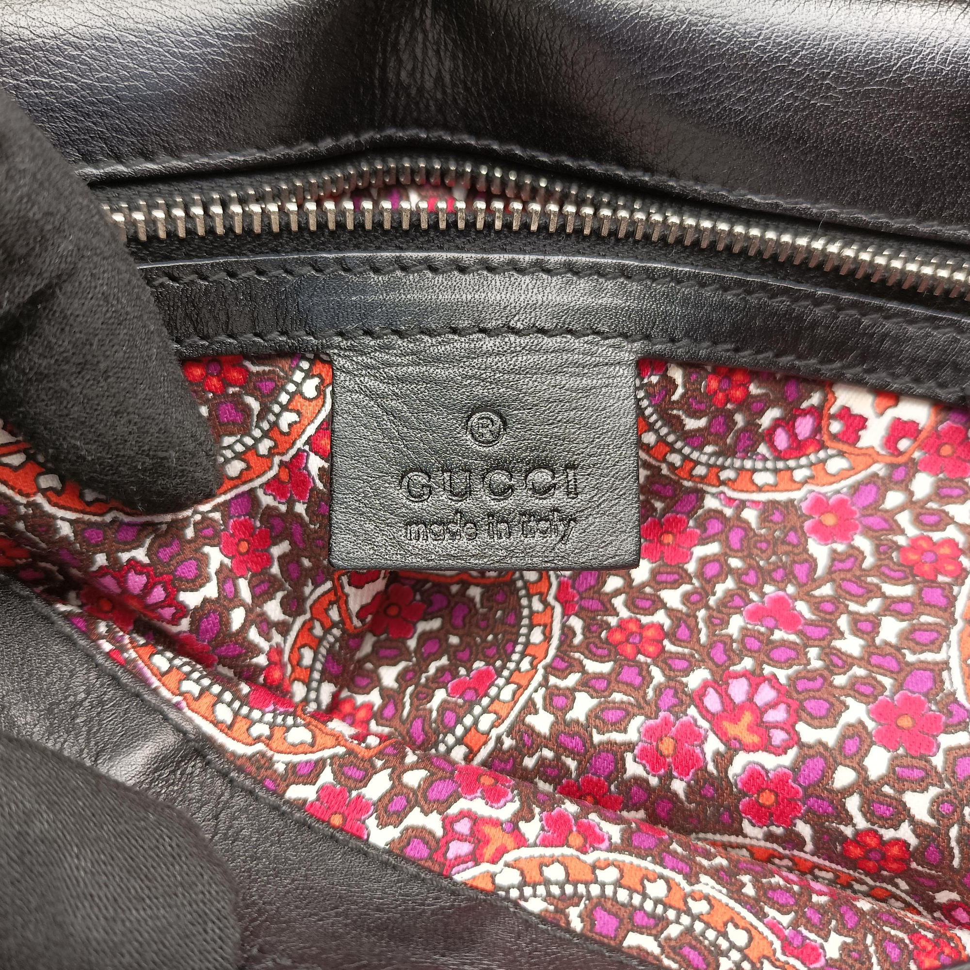 Pre-owned Gucci Romy Messenger Black Leather 177106 shoulderbag | stylenewstar