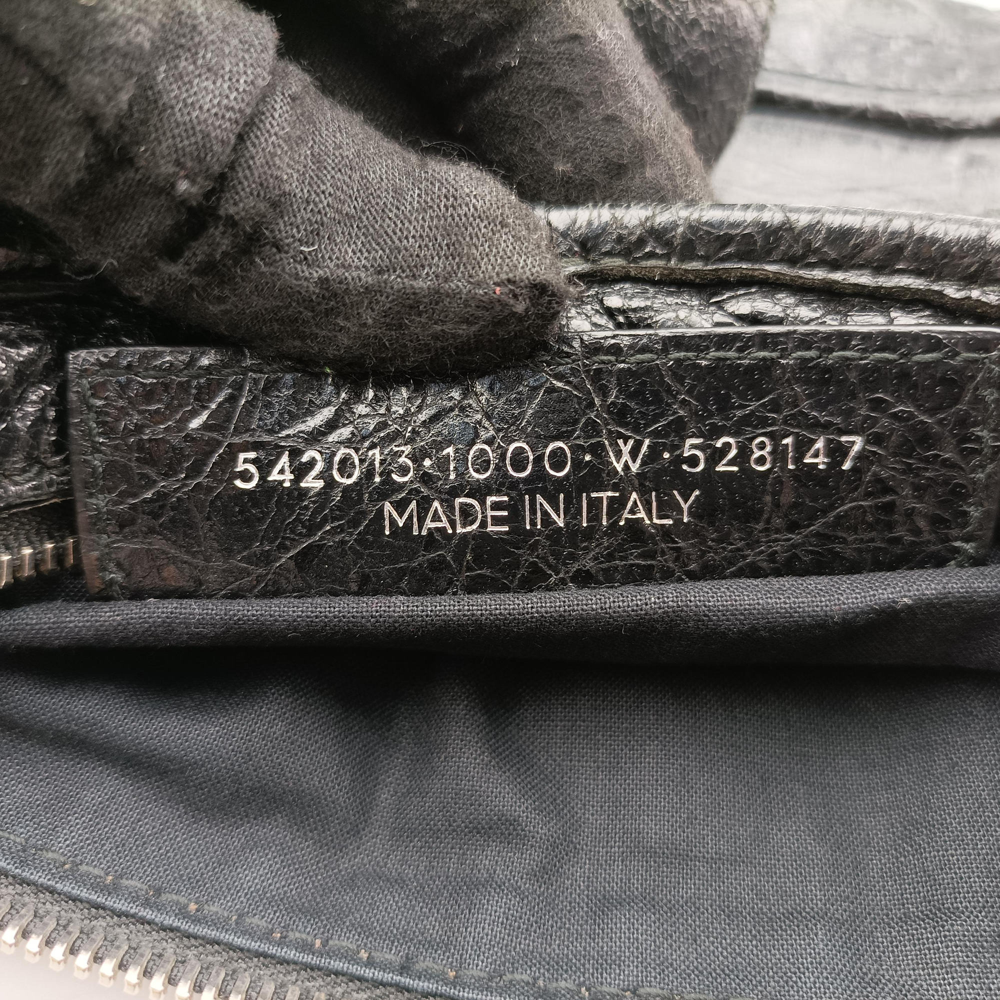 Pre-owned Balenciaga Classic Neo Lift Black Lambskin 341628 bum bag/waist bag | stylenewstar