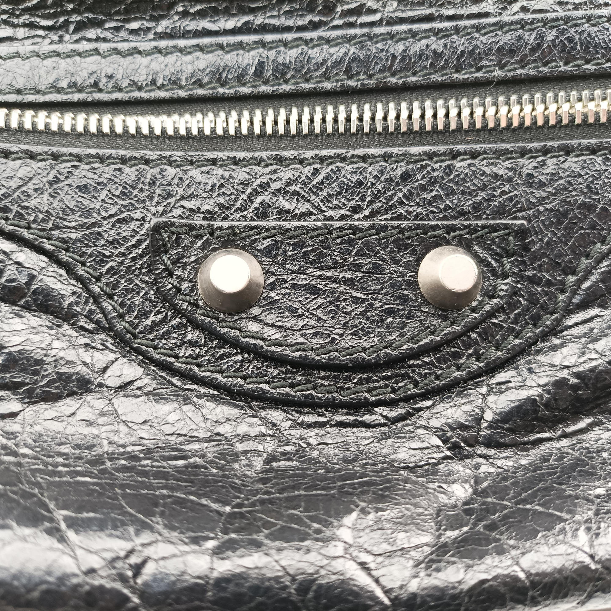 Pre-owned Balenciaga Classic Neo Lift Black Lambskin 341628 bum bag/waist bag | stylenewstar