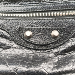 Pre-owned Balenciaga Classic Neo Lift Black Lambskin 341628 bum bag/waist bag | stylenewstar