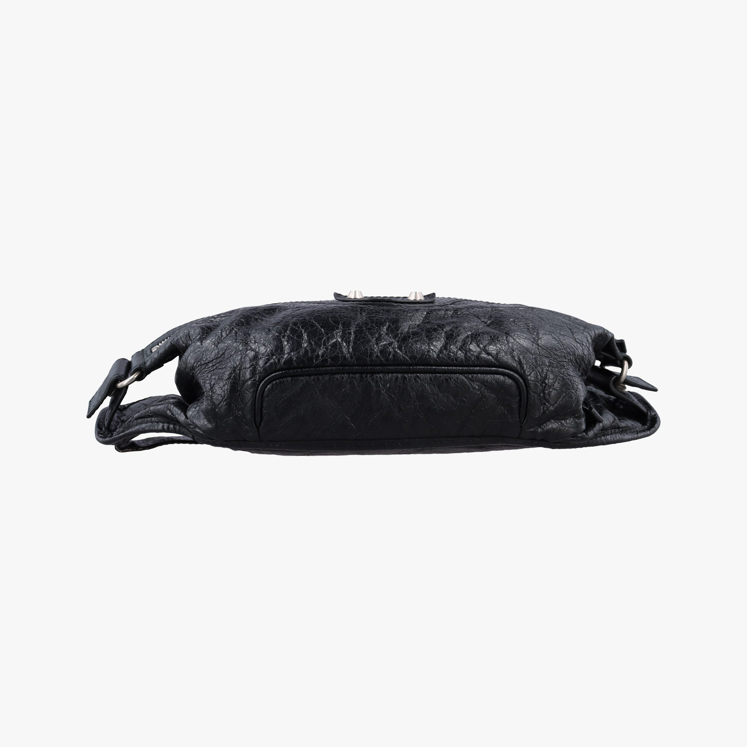 Pre-owned Balenciaga Classic Neo Lift Black Lambskin 341628 bum bag/waist bag | stylenewstar