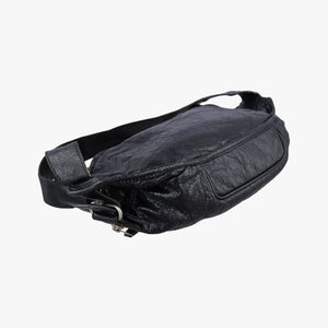 Pre-owned Balenciaga Classic Neo Lift Black Lambskin 341628 bum bag/waist bag | stylenewstar