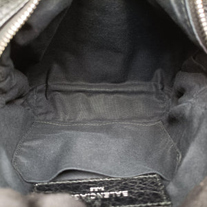 Pre-owned Balenciaga Classic Neo Lift Black Lambskin 341628 bum bag/waist bag | stylenewstar