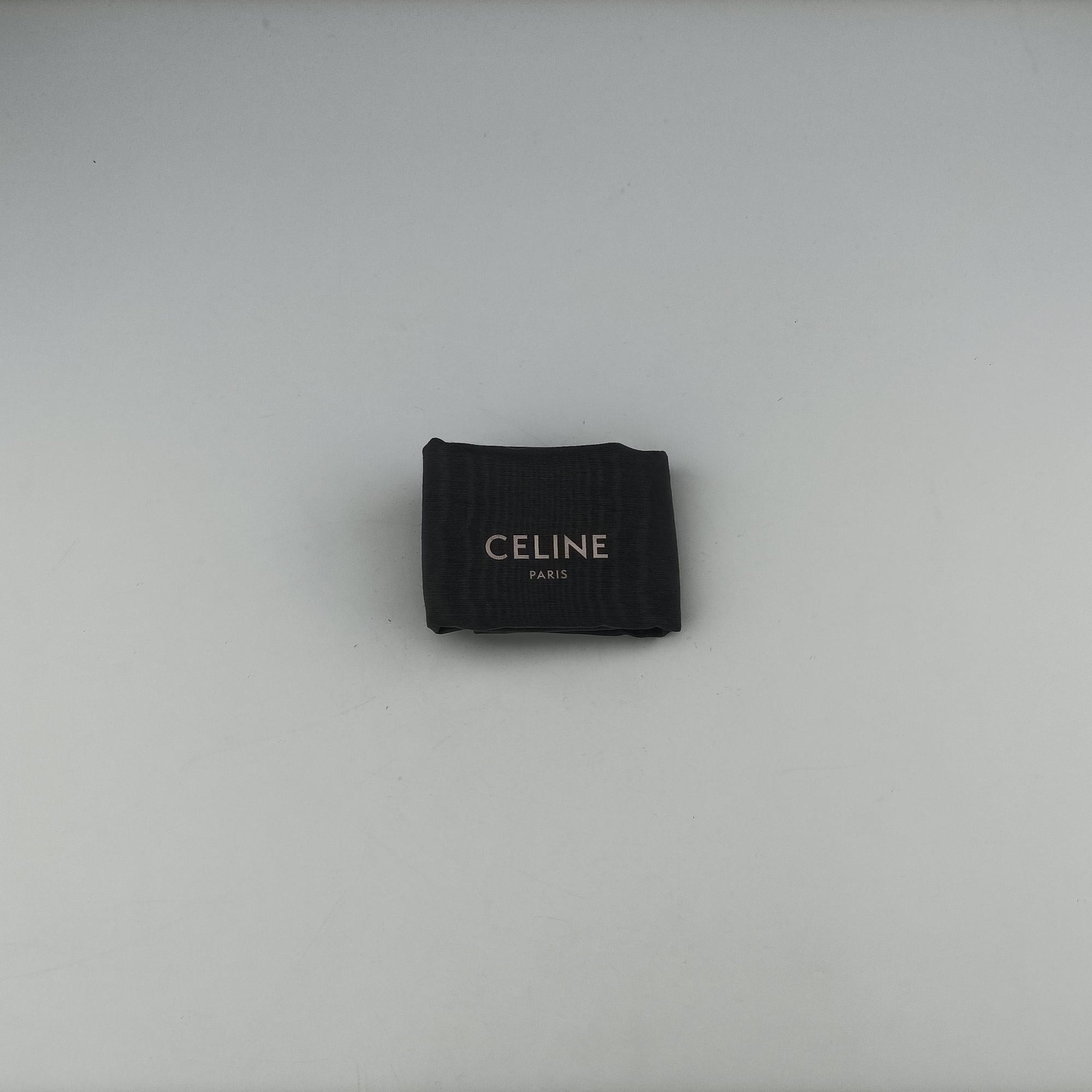 Vintage Celine TRIOMPHE Brown PVC coated canvas  shoulderbag | stylenewstar
