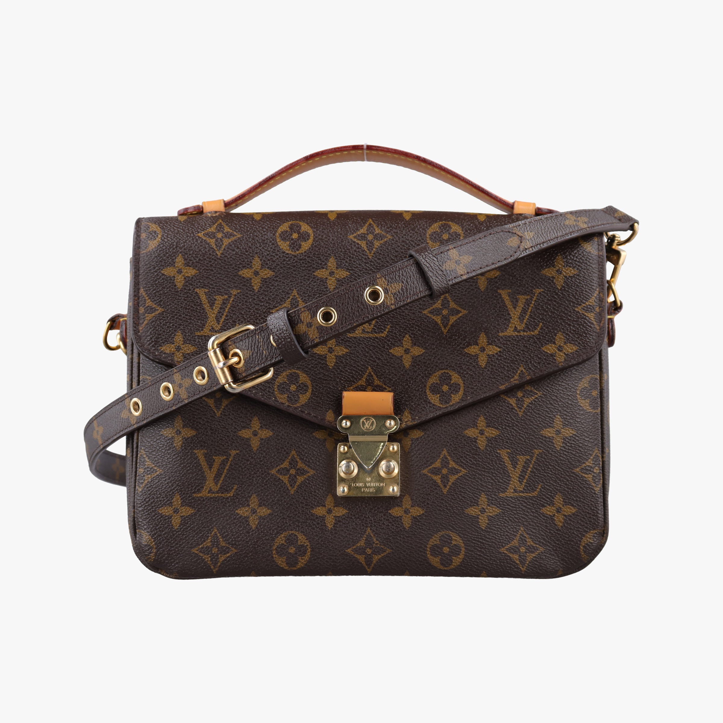 Secondhand Louis Vuitton Pochette Metis MM Brown Monogram Canvas M44875 shoulderbag | stylenewstar