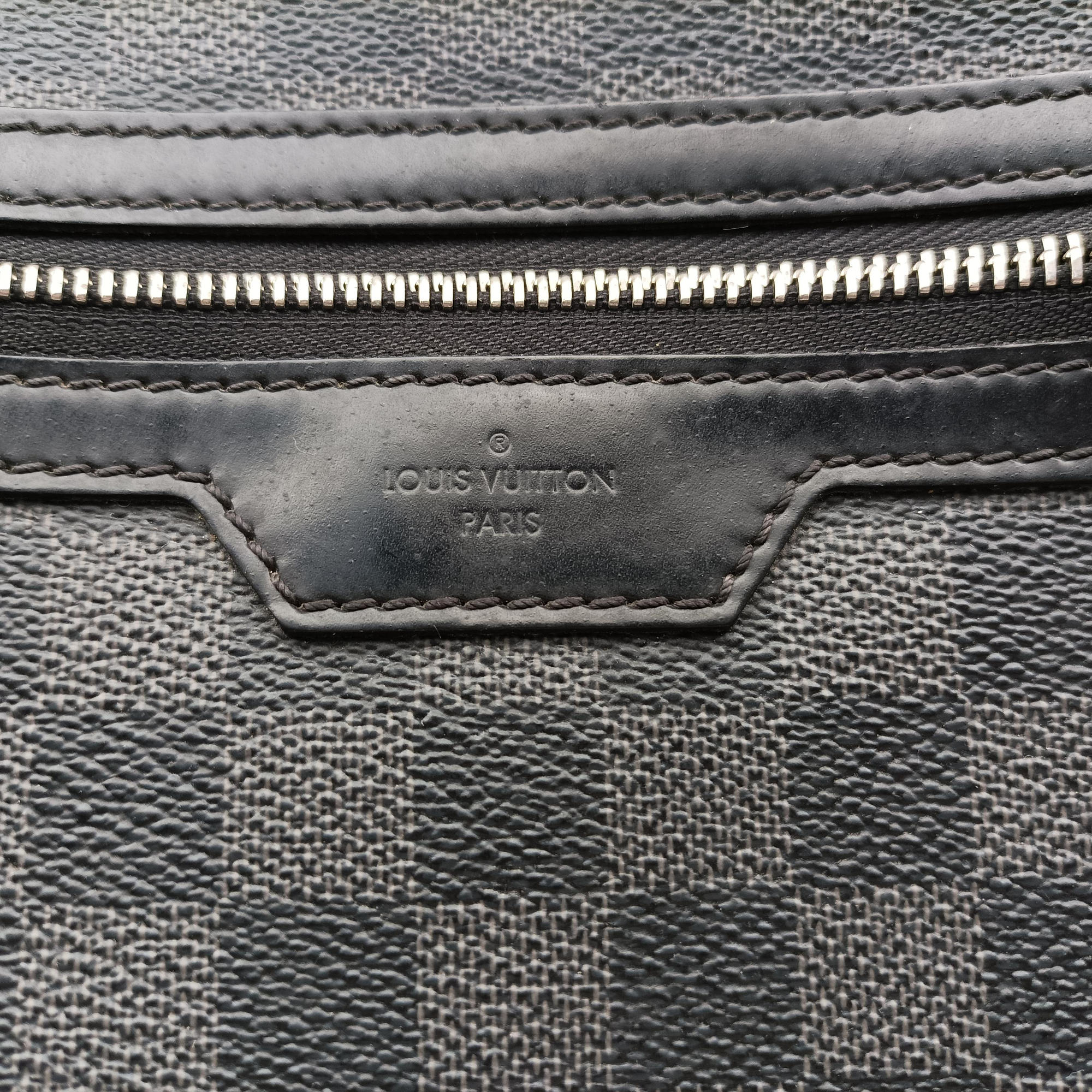 Pre-owned Louis Vuitton Mikael Noir Damier Graphite N45279 backpack/rucksack | stylenewstar