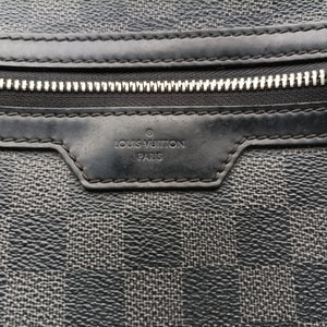 Pre-owned Louis Vuitton Mikael Noir Damier Graphite N45279 backpack/rucksack | stylenewstar