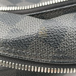 Pre-owned Louis Vuitton Mikael Noir Damier Graphite N45279 backpack/rucksack | stylenewstar