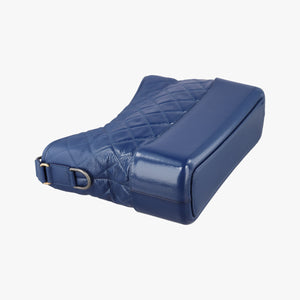Pre-owned Chanel GABRIELLE Blue lambskin A93824 shoulderbag | stylenewstar
