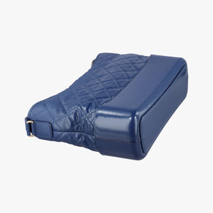 Pre-owned Chanel GABRIELLE Blue lambskin A93824 shoulderbag | stylenewstar