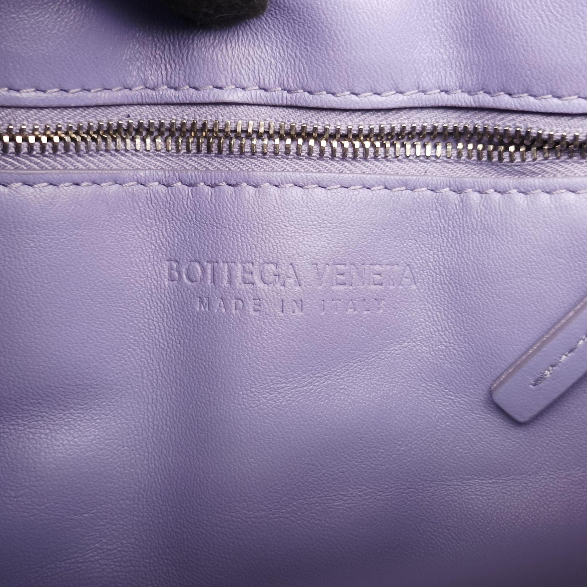Secondhand Bottega Veneta Padded Cassette Purple lambskin  shoulderbag | stylenewstar