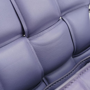 Secondhand Bottega Veneta Padded Cassette Purple lambskin  shoulderbag | stylenewstar
