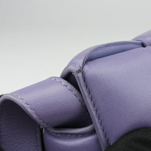 Secondhand Bottega Veneta Padded Cassette Purple lambskin  shoulderbag | stylenewstar