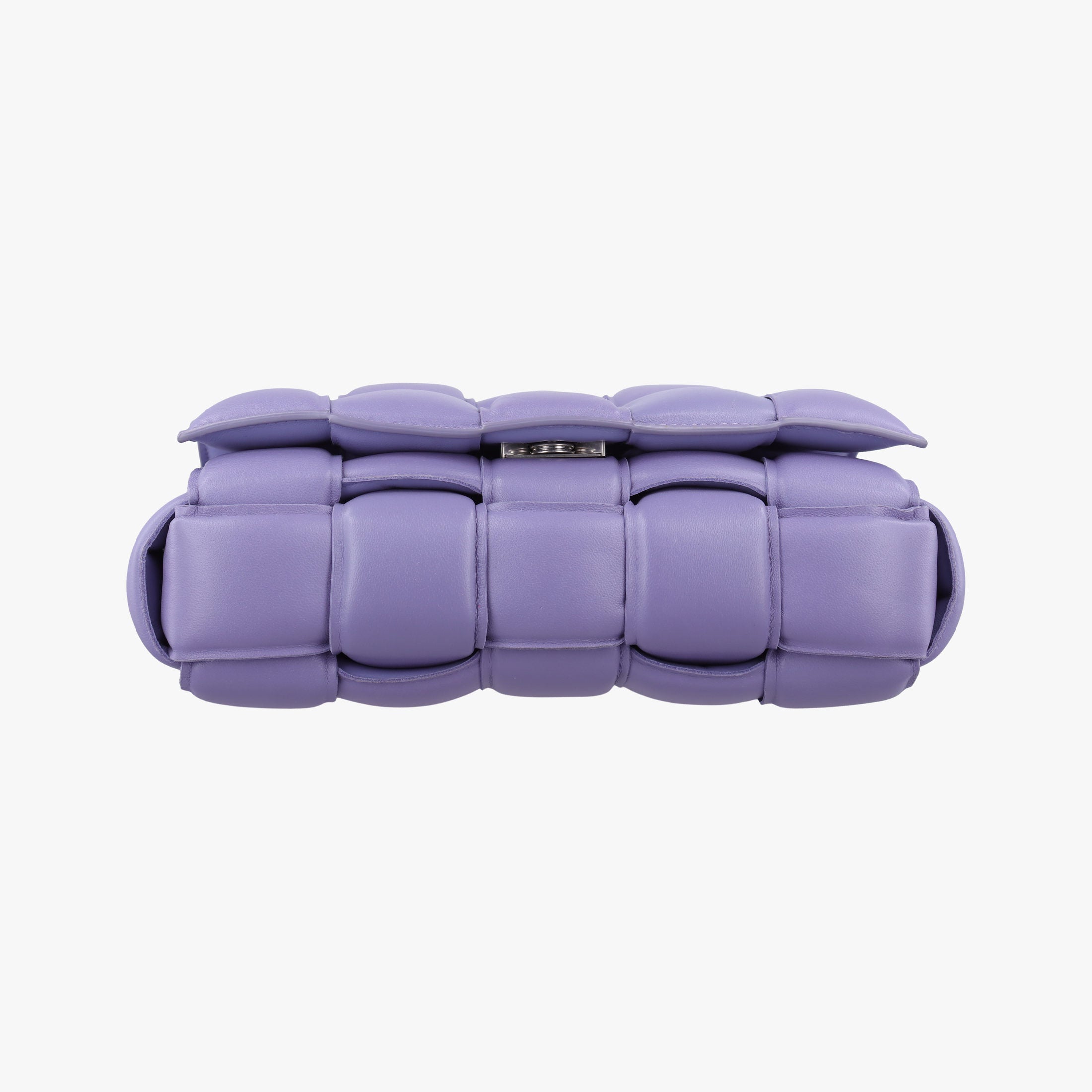 Secondhand Bottega Veneta Padded Cassette Purple lambskin  shoulderbag | stylenewstar