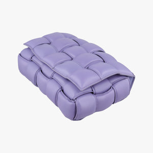 Secondhand Bottega Veneta Padded Cassette Purple lambskin  shoulderbag | stylenewstar