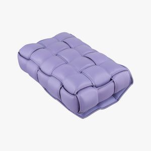 Secondhand Bottega Veneta Padded Cassette Purple lambskin  shoulderbag | stylenewstar