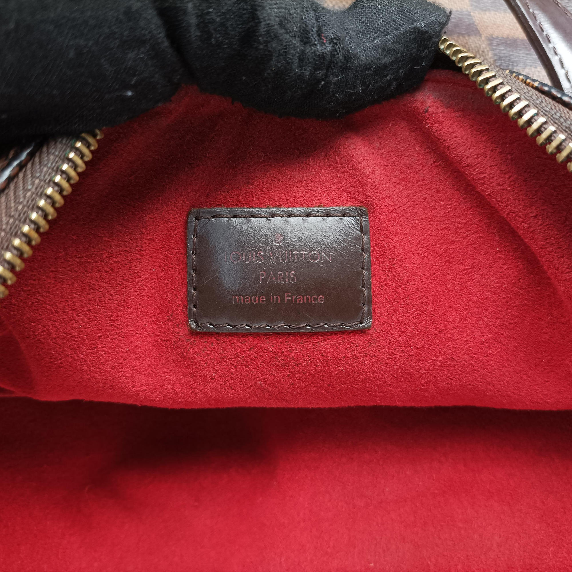 Secondhand Louis Vuitton EVORA MM EBENE Damier Canvas N41131 shoulderbag | stylenewstar
