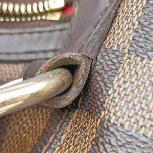Secondhand Louis Vuitton EVORA MM EBENE Damier Canvas N41131 shoulderbag | stylenewstar