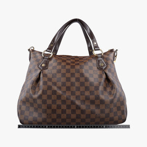 Secondhand Louis Vuitton EVORA MM EBENE Damier Canvas N41131 shoulderbag | stylenewstar