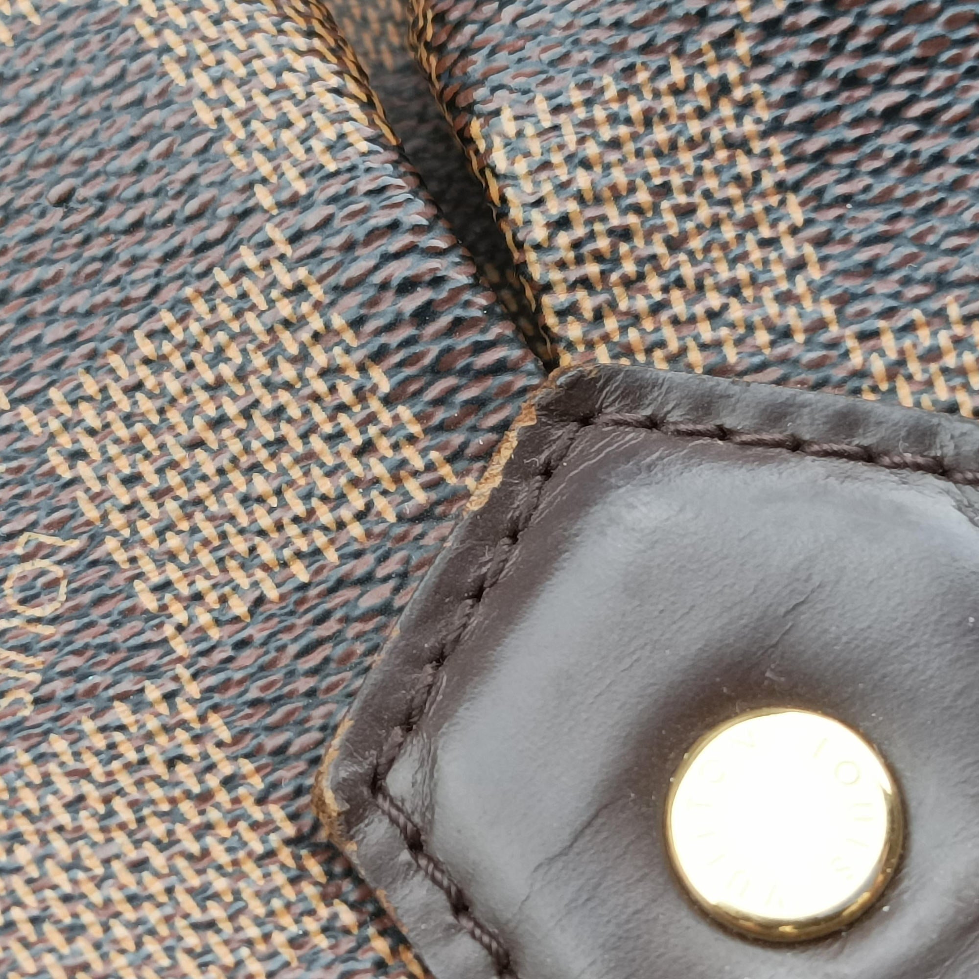 Secondhand Louis Vuitton EVORA MM EBENE Damier Canvas N41131 shoulderbag | stylenewstar