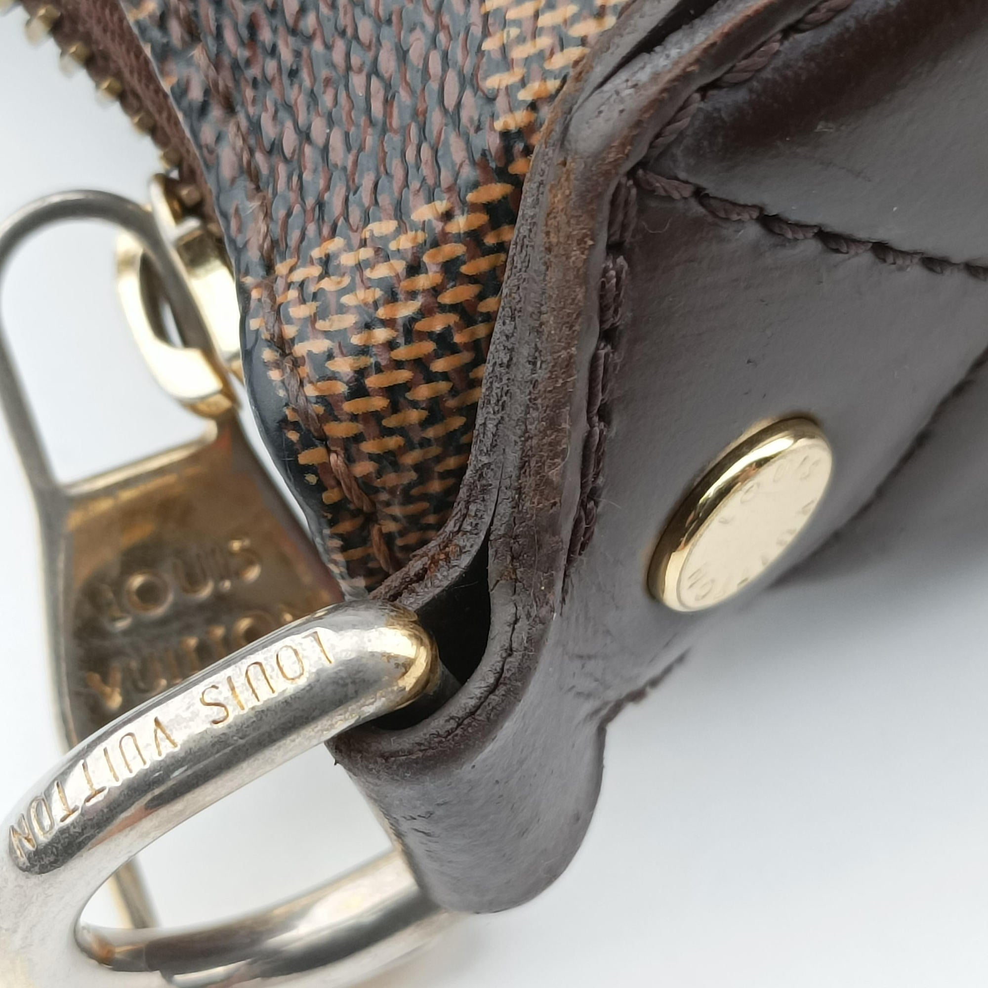 Secondhand Louis Vuitton EVORA MM EBENE Damier Canvas N41131 shoulderbag | stylenewstar