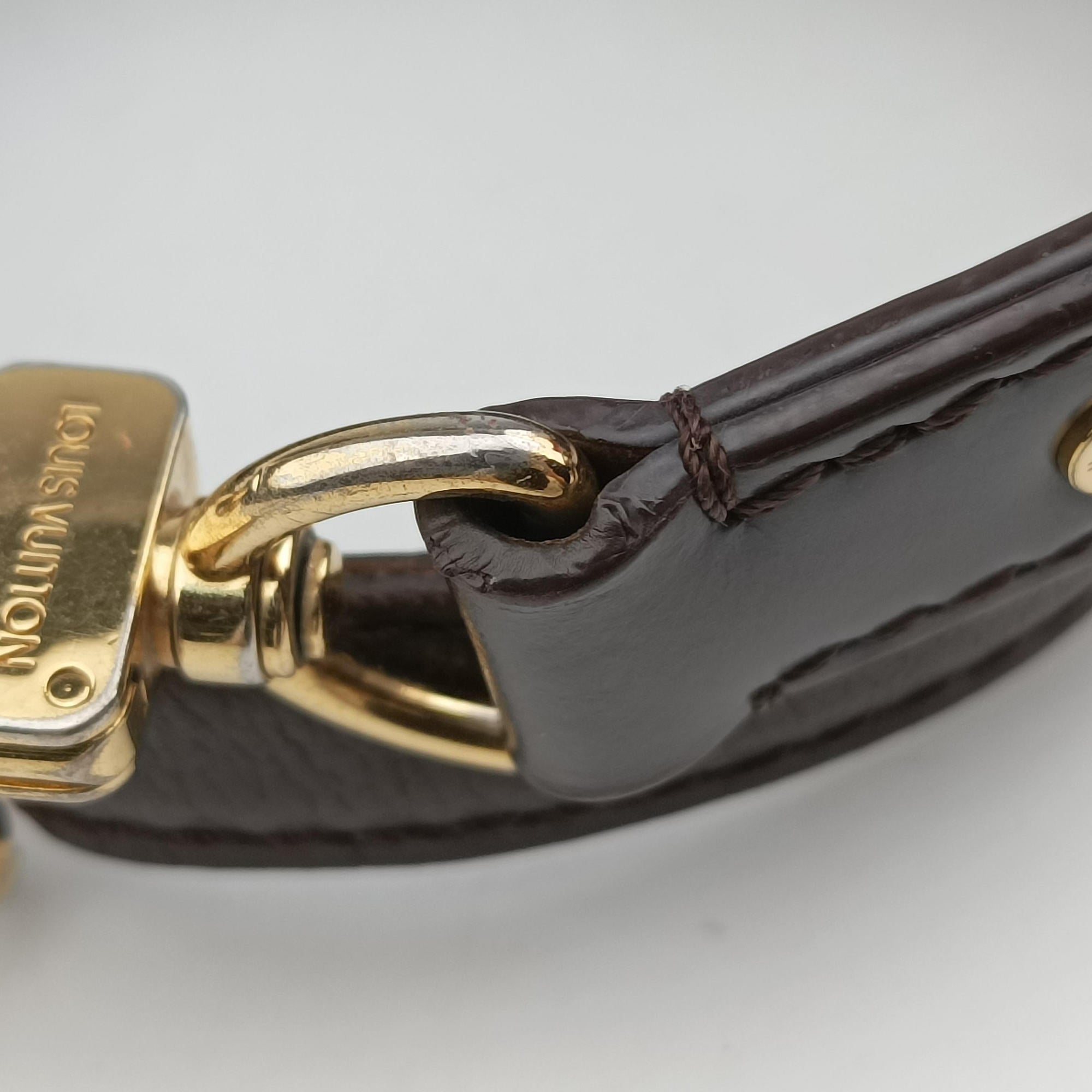 Secondhand Louis Vuitton EVORA MM EBENE Damier Canvas N41131 shoulderbag | stylenewstar